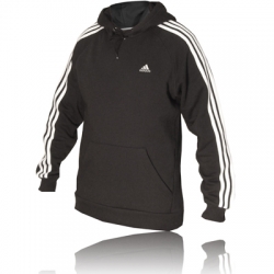 Adidas Essential 3 Stripe Hooded Top