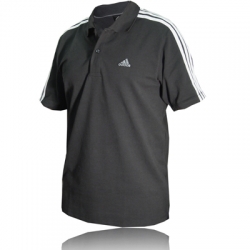 Adidas Essential 3 Stripe Polo Shirt