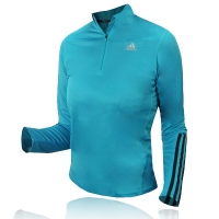 adidas lady response long sleeve 1/2 zip top