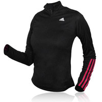 adidas lady response ds half zip long sleeve top