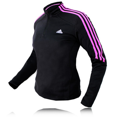 Adidas Lady Response Long Sleeve Half Zip Fleece Running Top picture 1