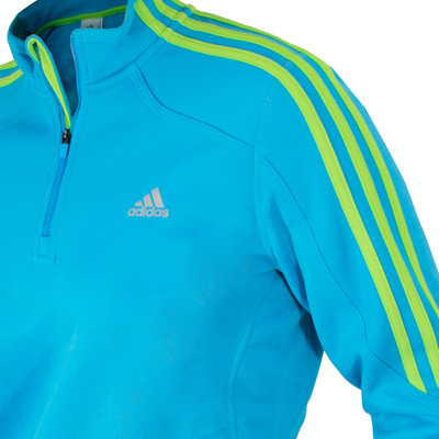 Adidas Lady Response Long Sleeve half Zip Fleece Running Top picture 3