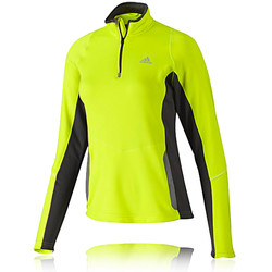 Adidas Lady adiVIZ Half Zip Long Sleeve Running Top