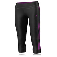 Adidas Essential MF 3 Stripe Capri Running Tights