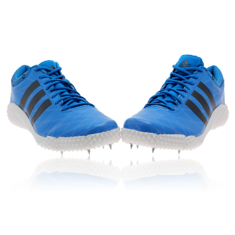 Adidas Adizero High Jump Mens Blue Sports Shoes Spikes Trainers