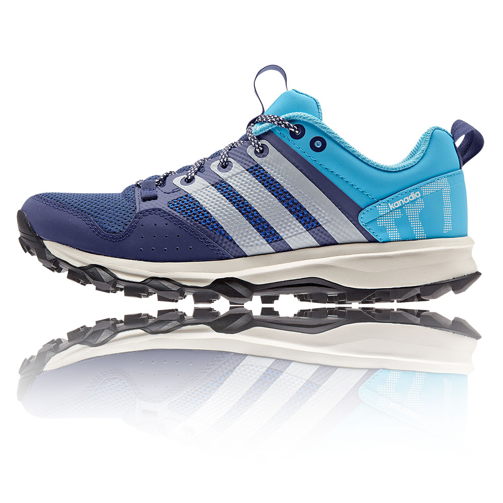Adidas Kanadia 7 Womens Blue TRAXION Trail Outdoors