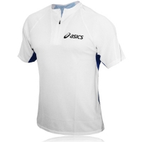 asics zeus half zip short sleeve t-shirt