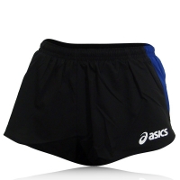 asics zeus split running shorts