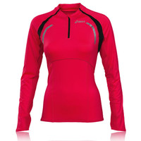 ASICS LADY Half-Zip Long Sleeve Running Top