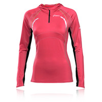 ASICS LADY Half-Zip Long Sleeve Hooded Running Top
