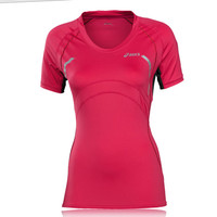 ASICS LADY Scoop Neck Short Sleeve T-Shirt