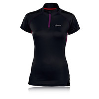 ASICS LADY FUJI Half-Zip Short Sleeve T-Shirt