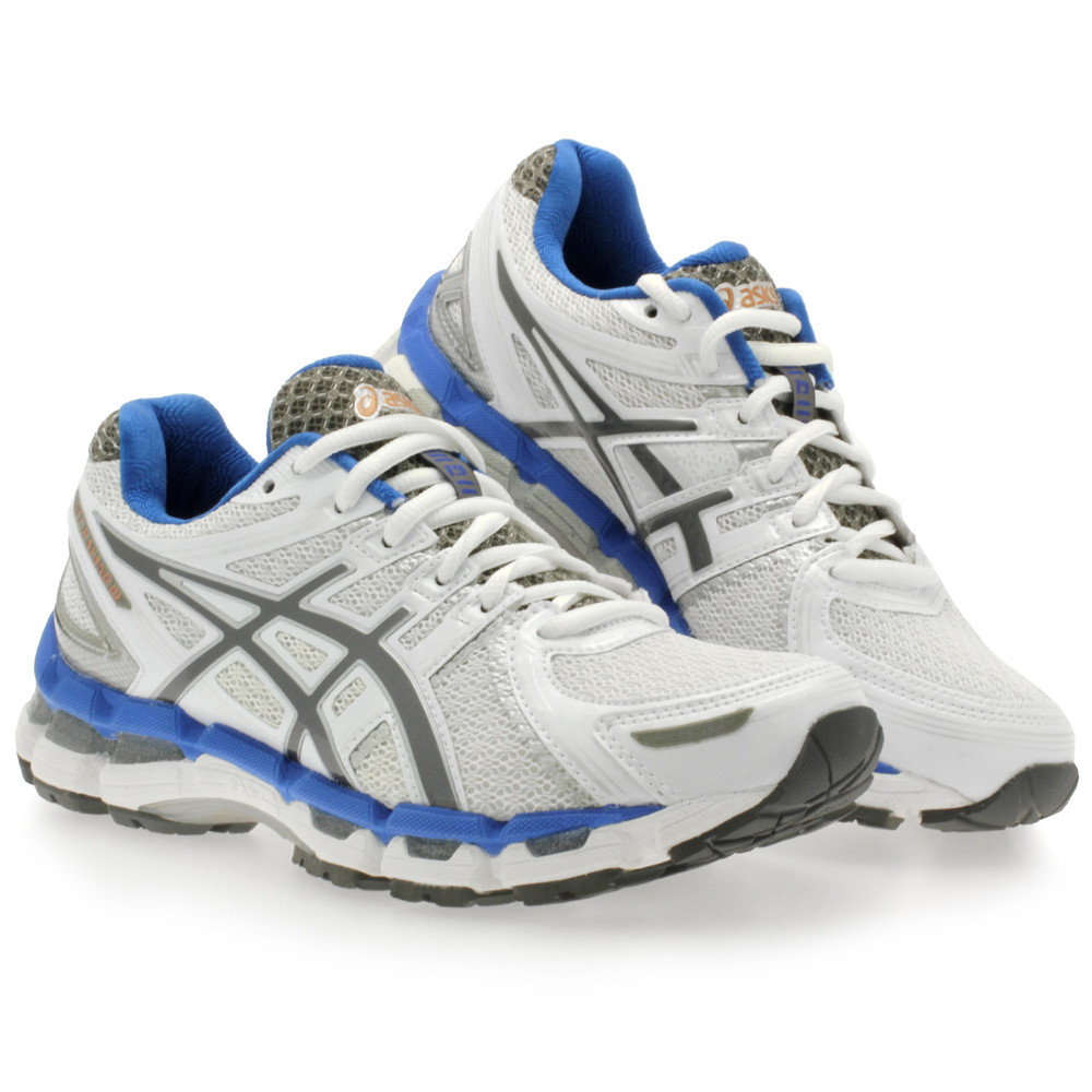 Asics Gel Kayano 21 Womens Running Shoes (Purple-Pink-Green) by