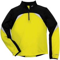 brooks vapor dry 1/2 zip nightlife hi-viz run/bike top