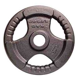Golds Gym 1.25KG Olympic EZGrip Hammertone plate
