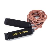 Golds Gym Weighted Leather Skipping Rope picture 1