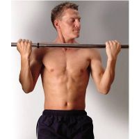 golds gym telescopic chinning bar