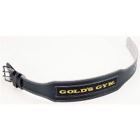 golds gym 4 inch leather lumbar belt