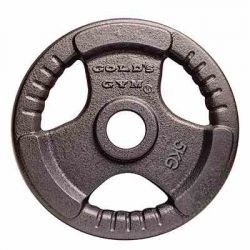 Golds Gym 5KG Olympic EXGrip Hammertone plate