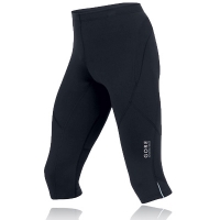 gore runwear 3/4 running tights