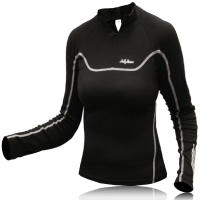 helly hansen lady half zip long sleeve baselayer top