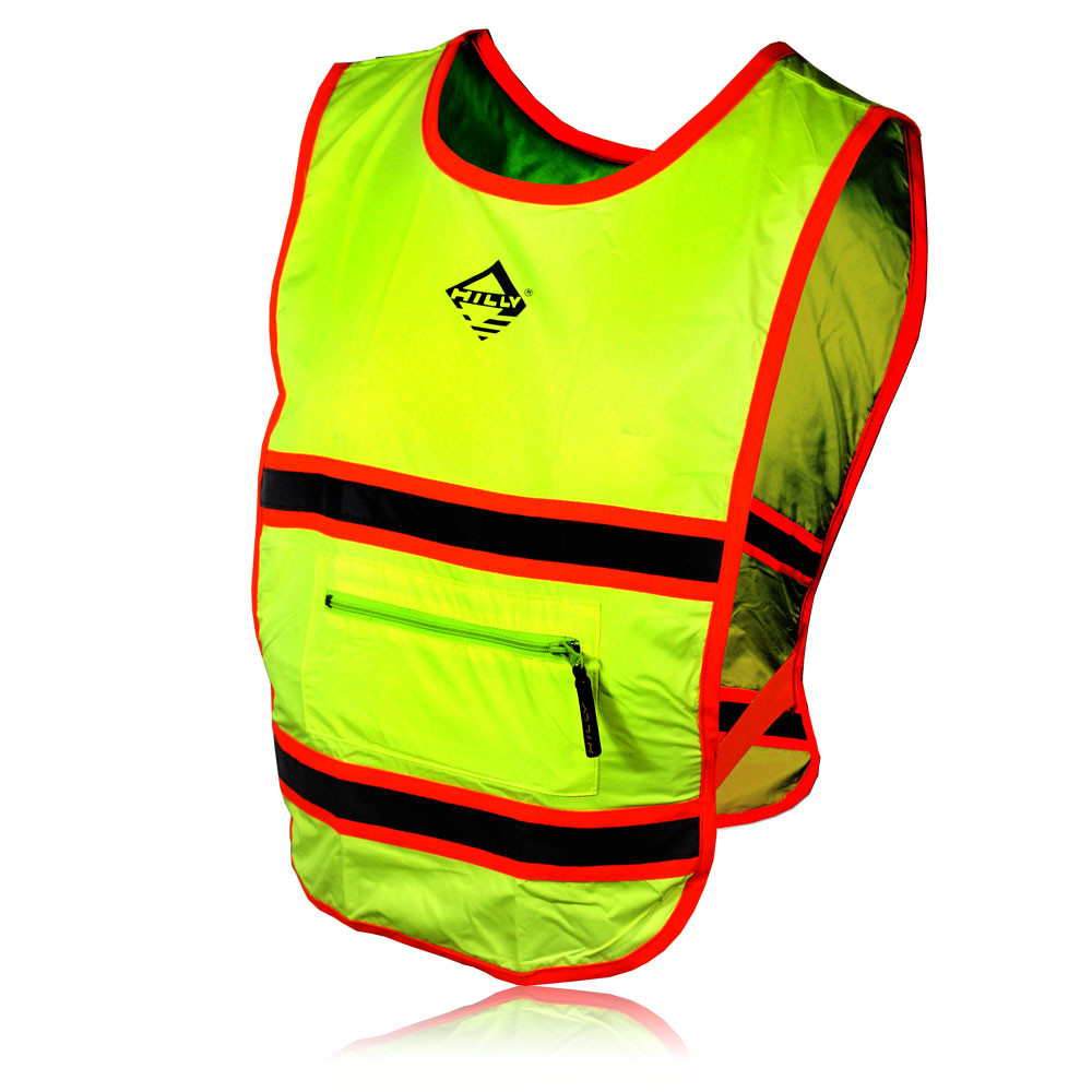 Hilly Junior Yellow HiViz Water Resistant Sports Running Bib