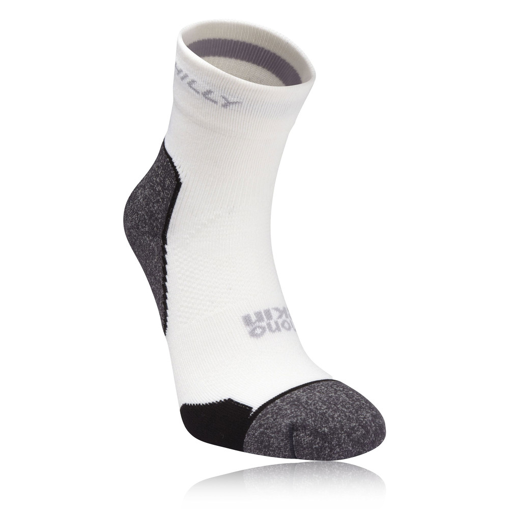 Hilly Mono Skin Supreme Mens White Warm Breathable Anklet Running Socks