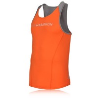 K-Swiss Marathon Reflect Print Singlet Running Vest