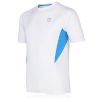 K-Swiss Spliced Stripes Crew Short Sleeve T-Shirt