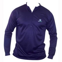 Technical Super Dry lightweight breathable fabric in this half zip long sleeve top. A great training item.