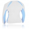 Lite Sports Lady Super Dry Coolmax Long Sleeve Top White/Pale Blue picture 1