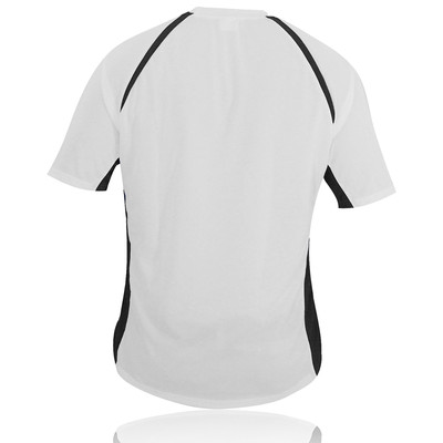 Lite Sports Super Dry Coolmax Short Sleeve T-Shirt White/Black picture 2