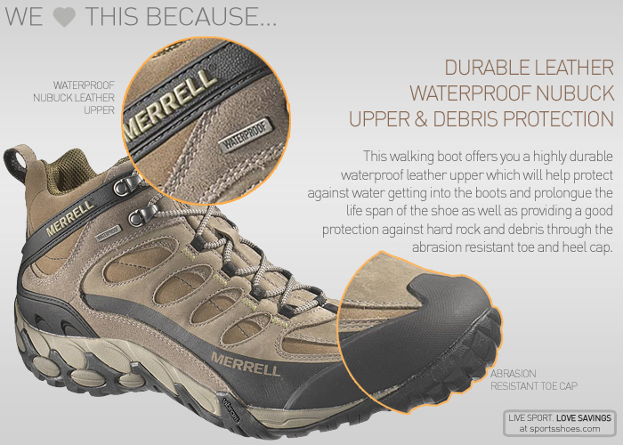 Merrell Refuge Core Mid Waterproof Walking Boots