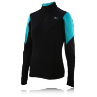 Mizuno Lady Breath Thermo Half-Zip Stretch Combo Running Top