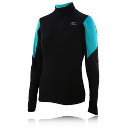 Mizuno Lady Breath Thermo Half-Zip Stretch Combo Running Top