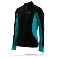 Mizuno Lady Breath Thermo Half-Zip Woven Combo Running Top