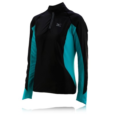Mizuno Lady Breath Thermo Half-Zip Woven Combo Running Top picture 1