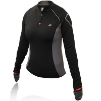 new balance lady half zip thermal top