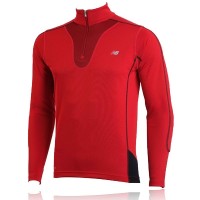 new balance long sleeve half zip run top