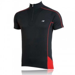 New Balance Short Sleeve Half Zip T-Shirt