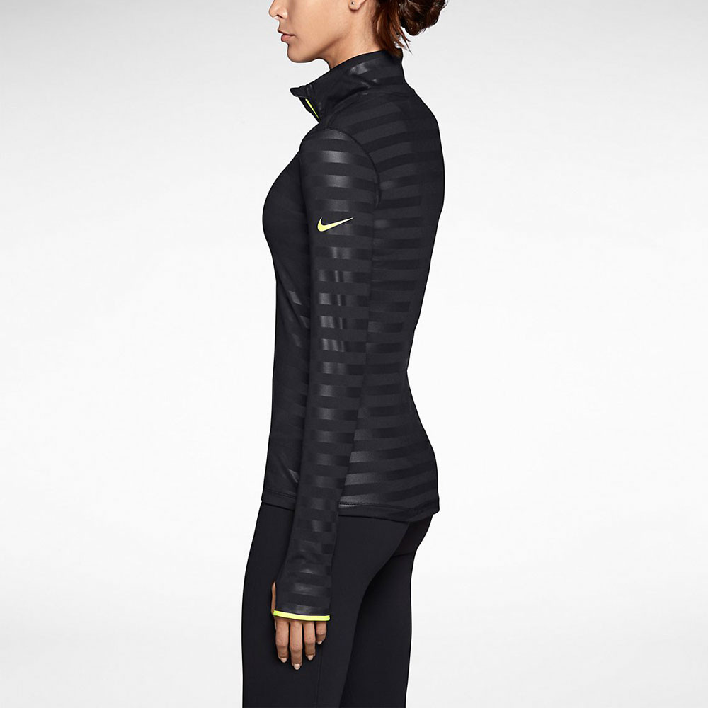 nike pro hyperwarm half zip