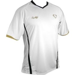 Nike Tiempo 10R S/S Top. This short sleeve top is part of the Ronaldinho signature line and incorporates the 10R logo. The mesh panel on the reverse helps manage body temperature.
