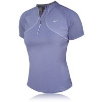 nike lady sphere 1/2 zip short sleeve t-shirt