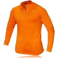 nike seamless winterweight 1/2 zip long sleeve top