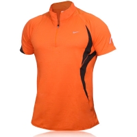 nike sphere react short sleeve half zip short sleeve t-shirt