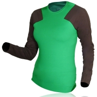 nike lady all conditions gear long sleeve fit crew baselayer top