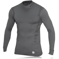 nike pro thermal mock neck long sleeve top