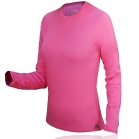 nike lady all conditions gear long sleeve crew baselayer top