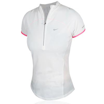 Nike Lady Short Sleeve Half Zip T-shirt picture 1