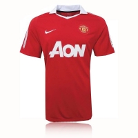 nike manchester united home short sleeve jersey 2010/2011